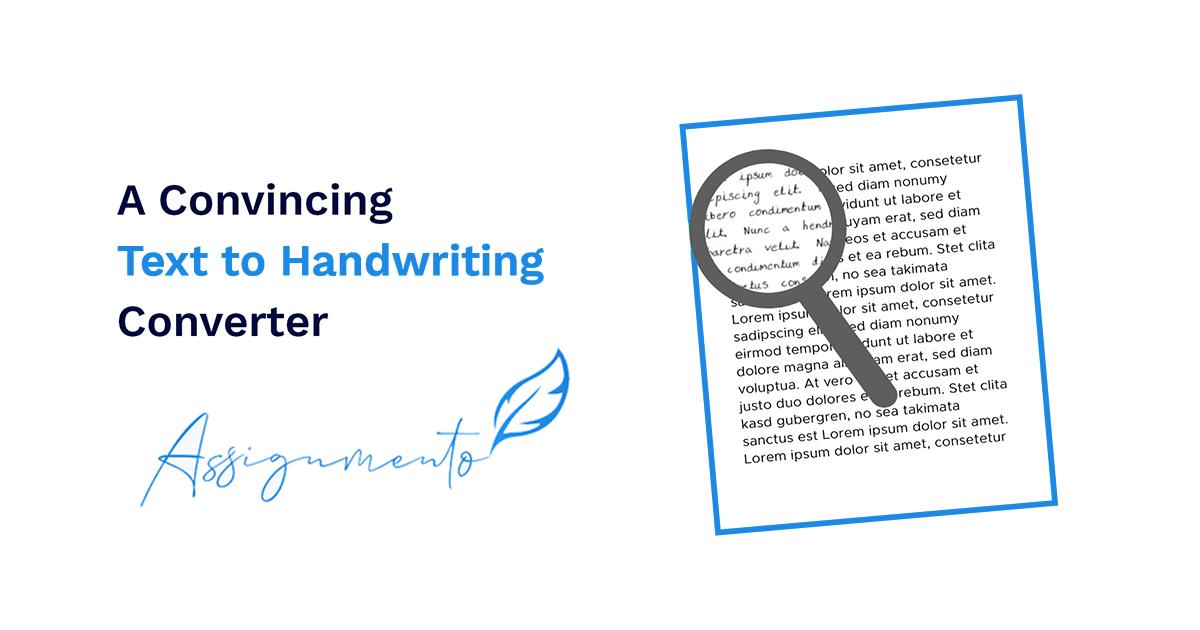 Ditch Writer's Cramp and Boost Productivity: Free Handwritten Note-Taking with Assignmento