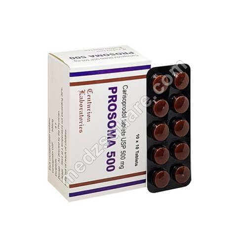 Prosoma 500mg Uses, dosage, Side Effects