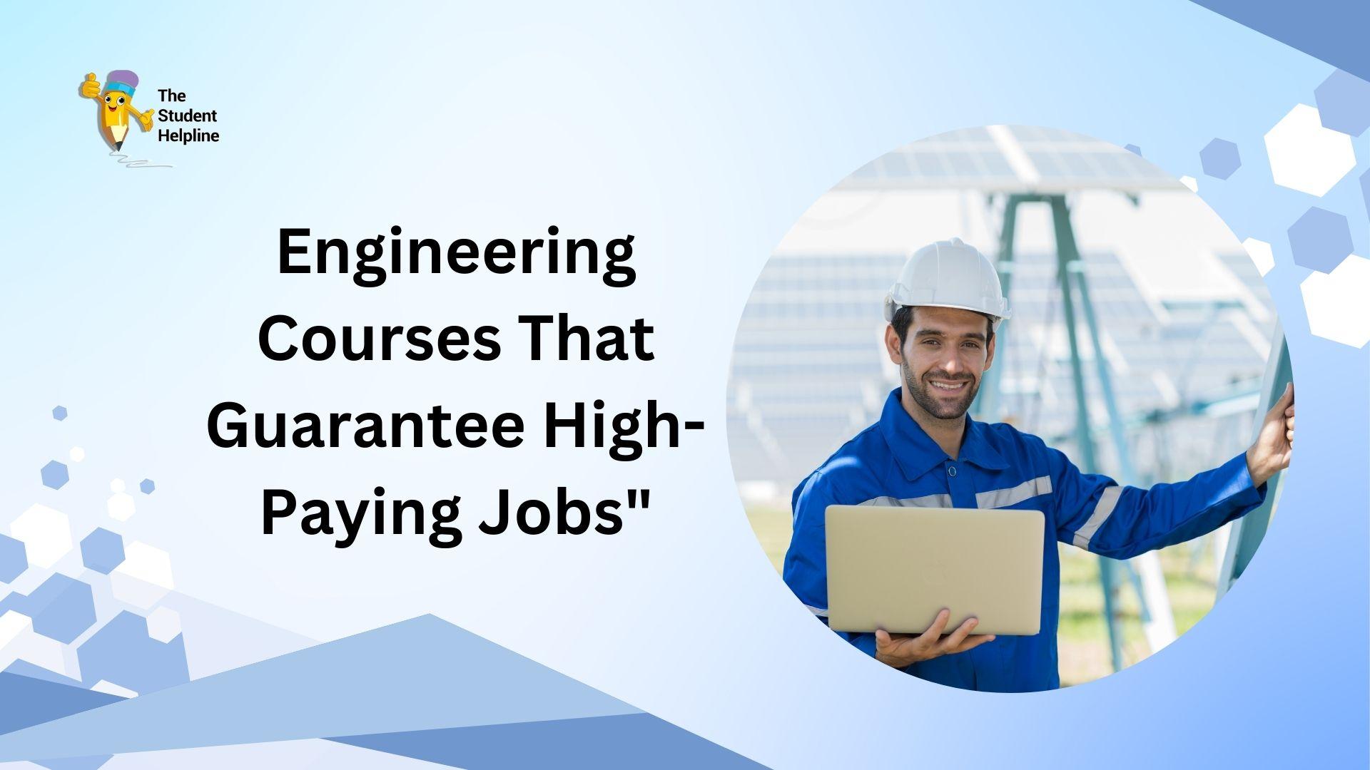 Engineering Courses That Guarantee High-Paying Jobs"