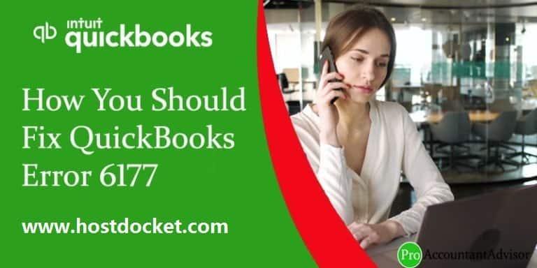 How to Resolve QuickBooks Error Code -6177, 0?