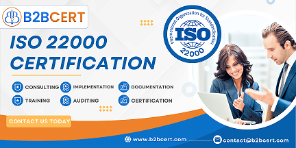 What documentation is required for ISO 22000 certification in Bangalore?