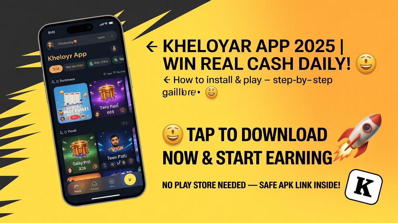 🎯 Kheloyar 360: The Best App for Real Money Games in India