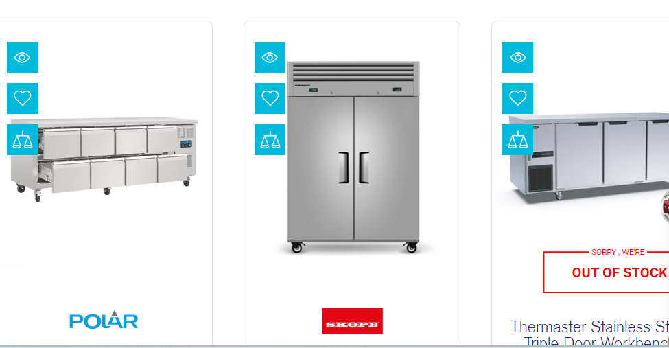 glass door fridge australia