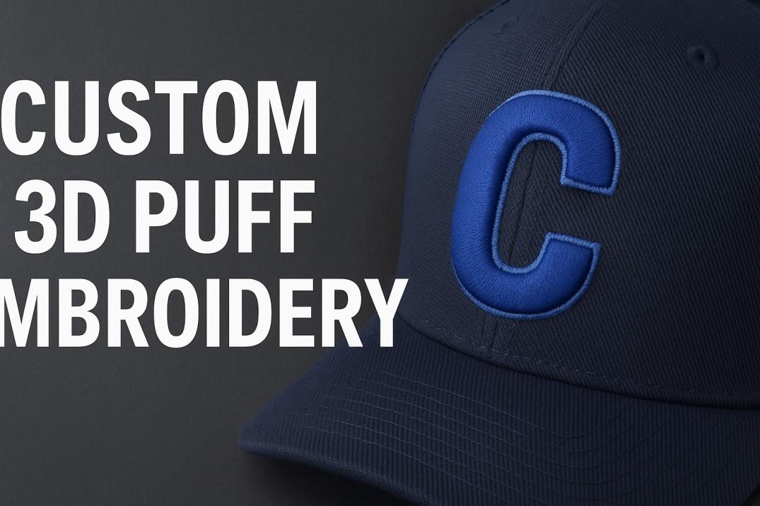Custom 3D Puff Embroidery for Corporate Apparel & Uniforms