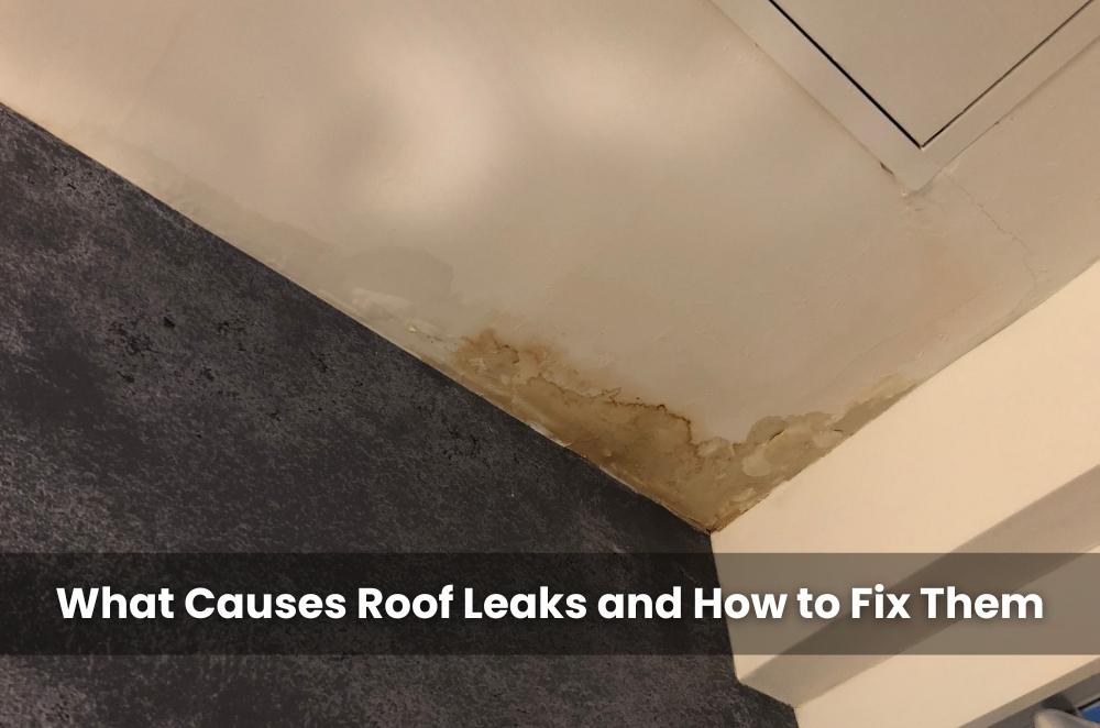 What Causes Roof Leaks and How to Fix Them