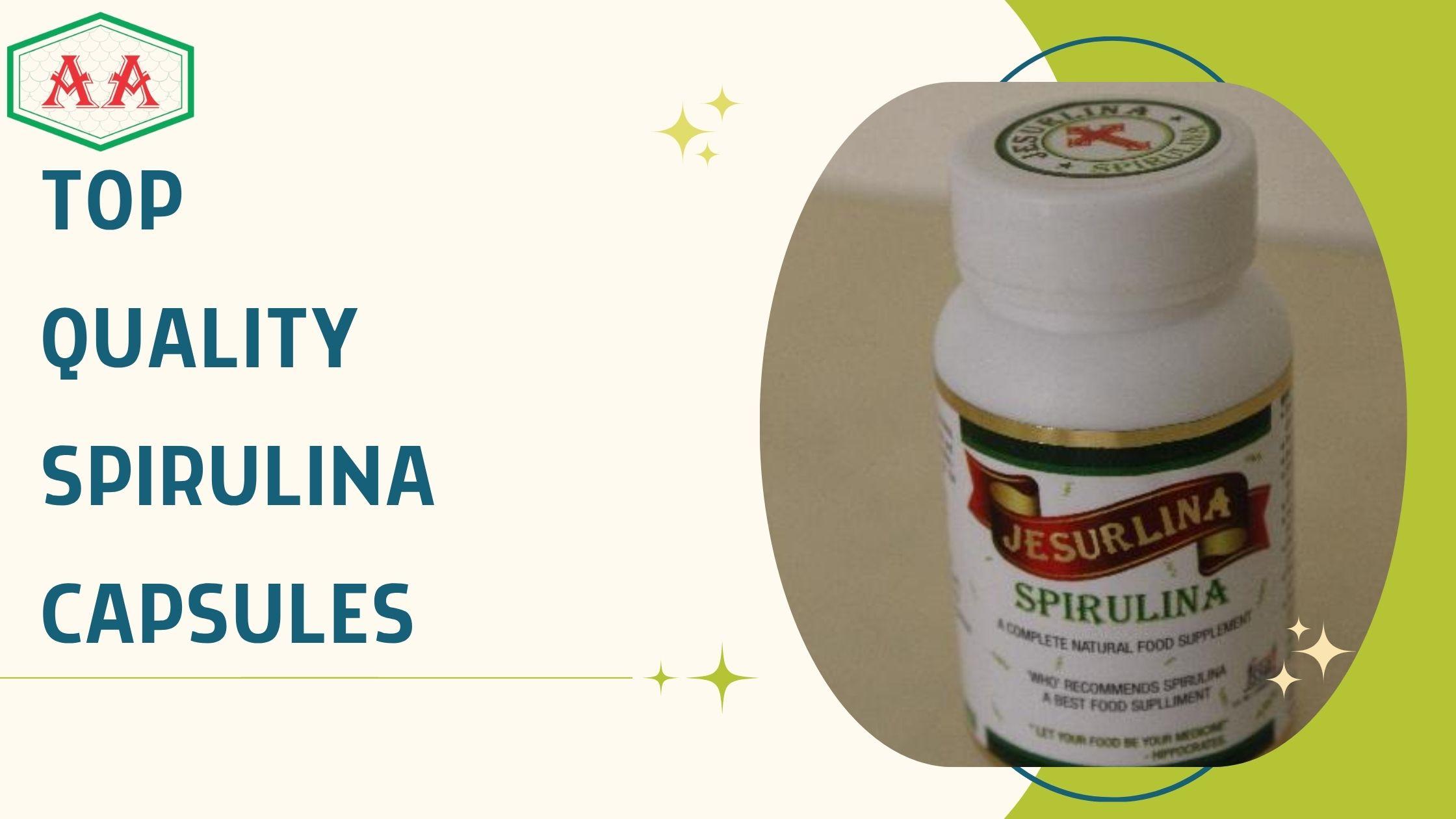 Top Quality Spirulina Capsules: Immune Boosting and Detoxifying