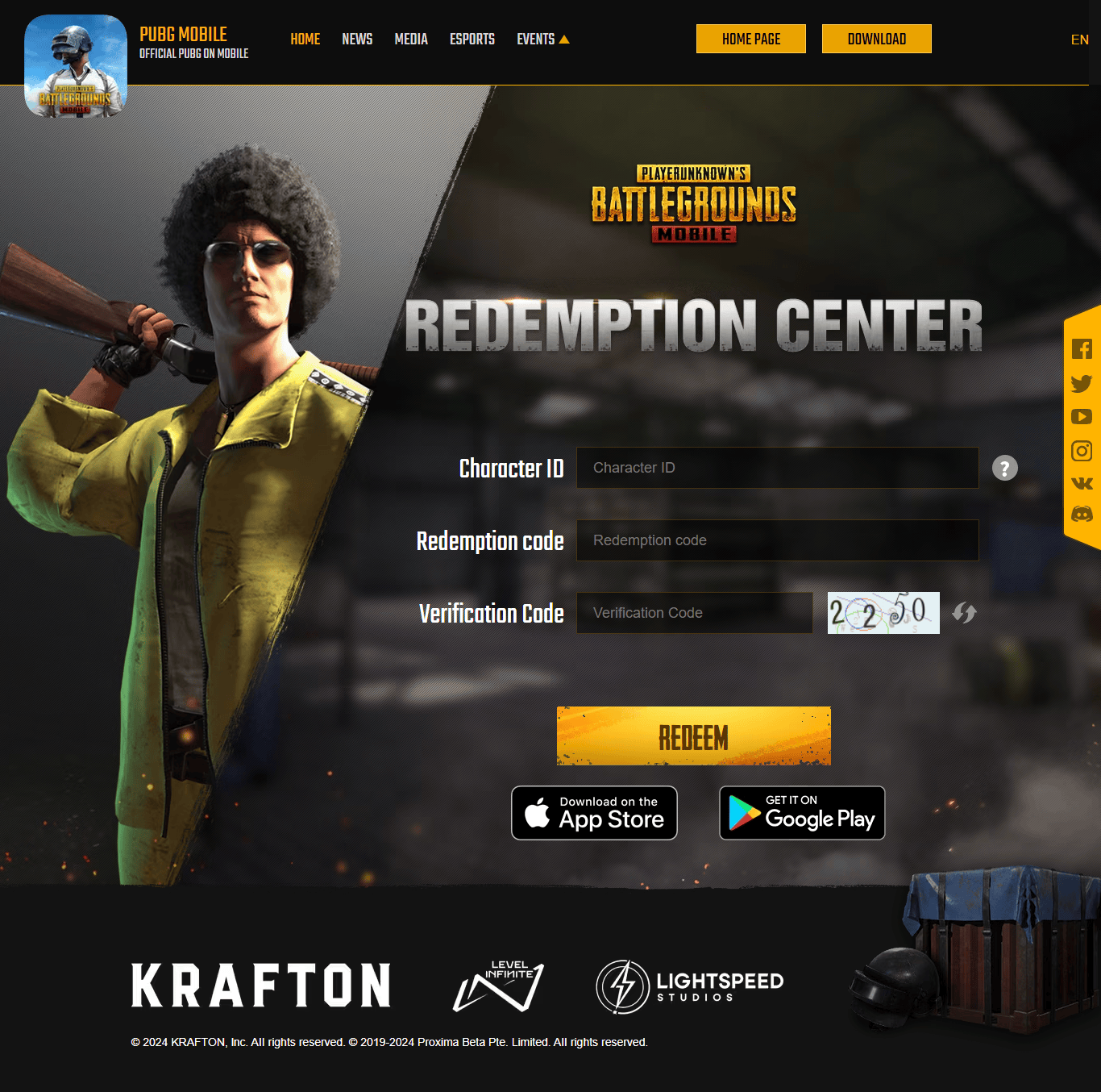How to use free redeem codes for pubg?