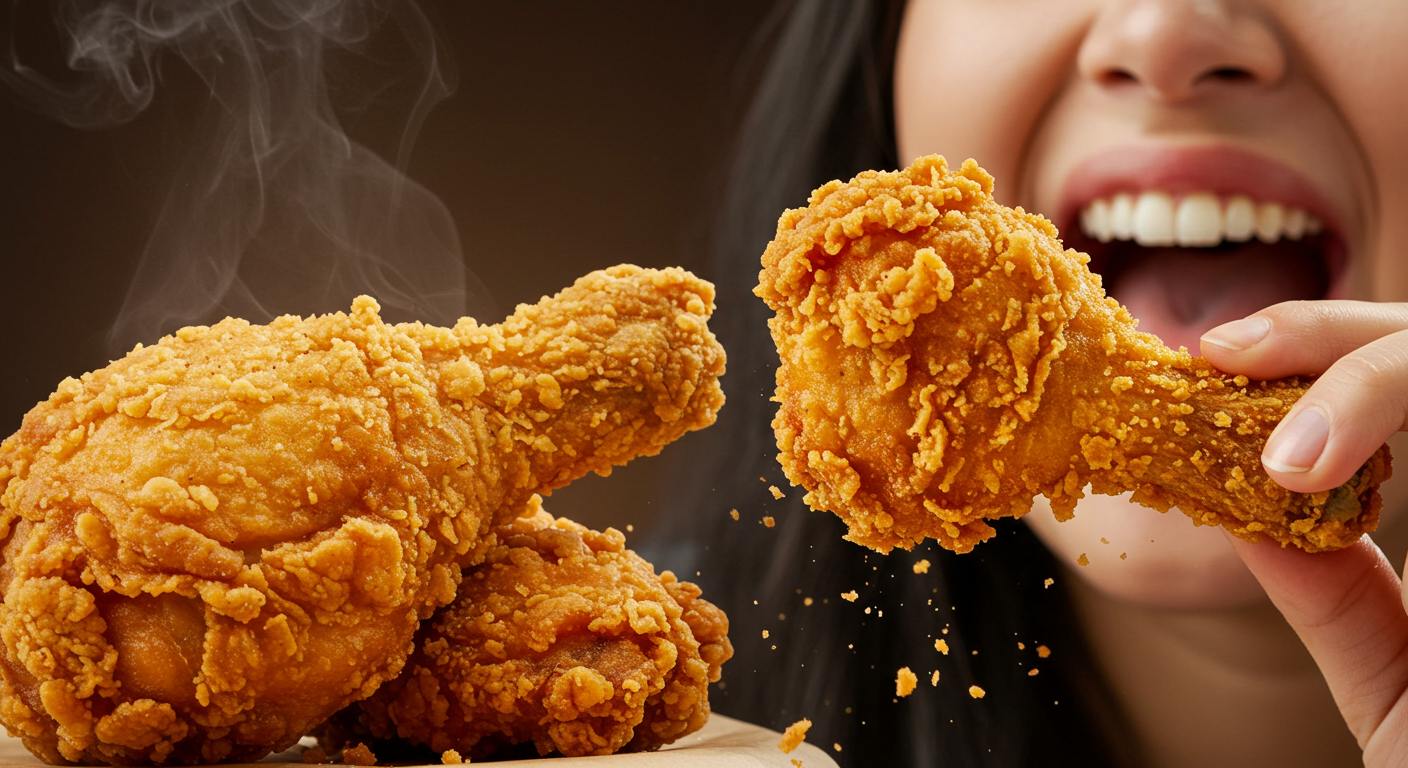 Craving Something Crunchy? Try This Super Crispy Fried Chicken Meal
