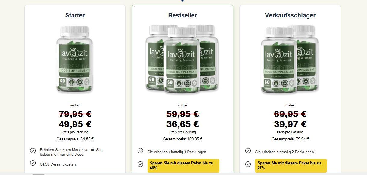 Haben Lavazit Vorteile unser Abnehmziel unterst&uuml;tzt? Unsere ehrliche Meinung!