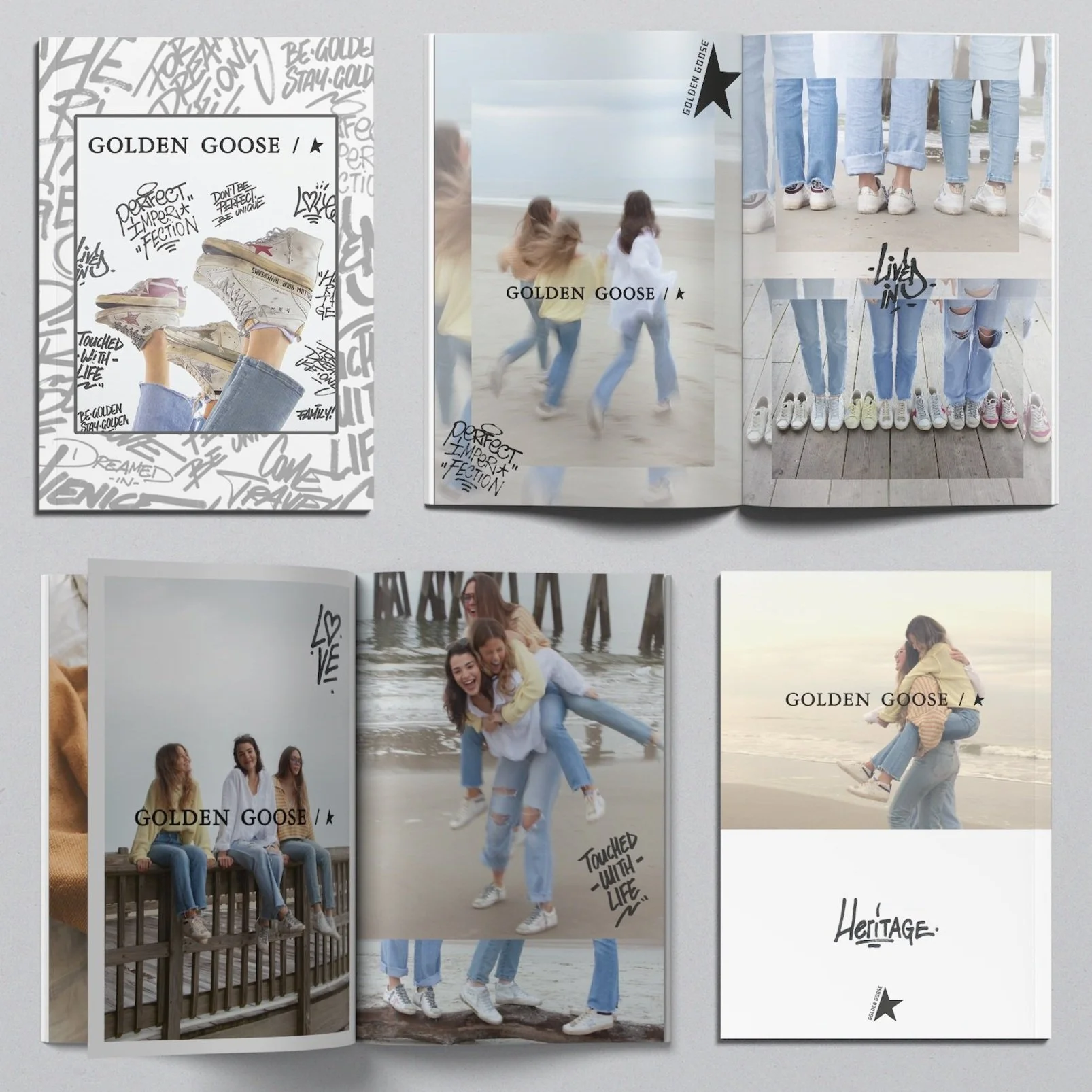 Golden Goose Shoes Outlet upgrade with thick leather straps that