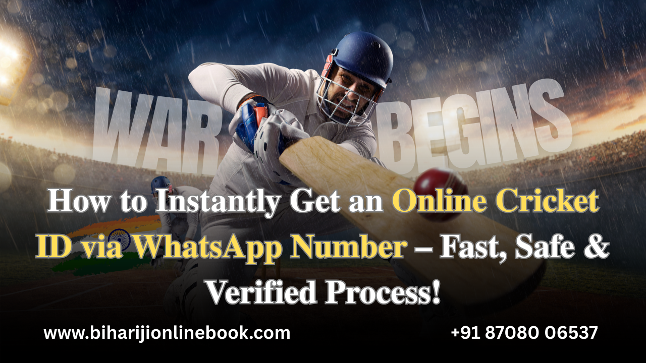 How to Instantly Get an Online Cricket ID via WhatsApp Number – Fast, Safe & Verified Process!