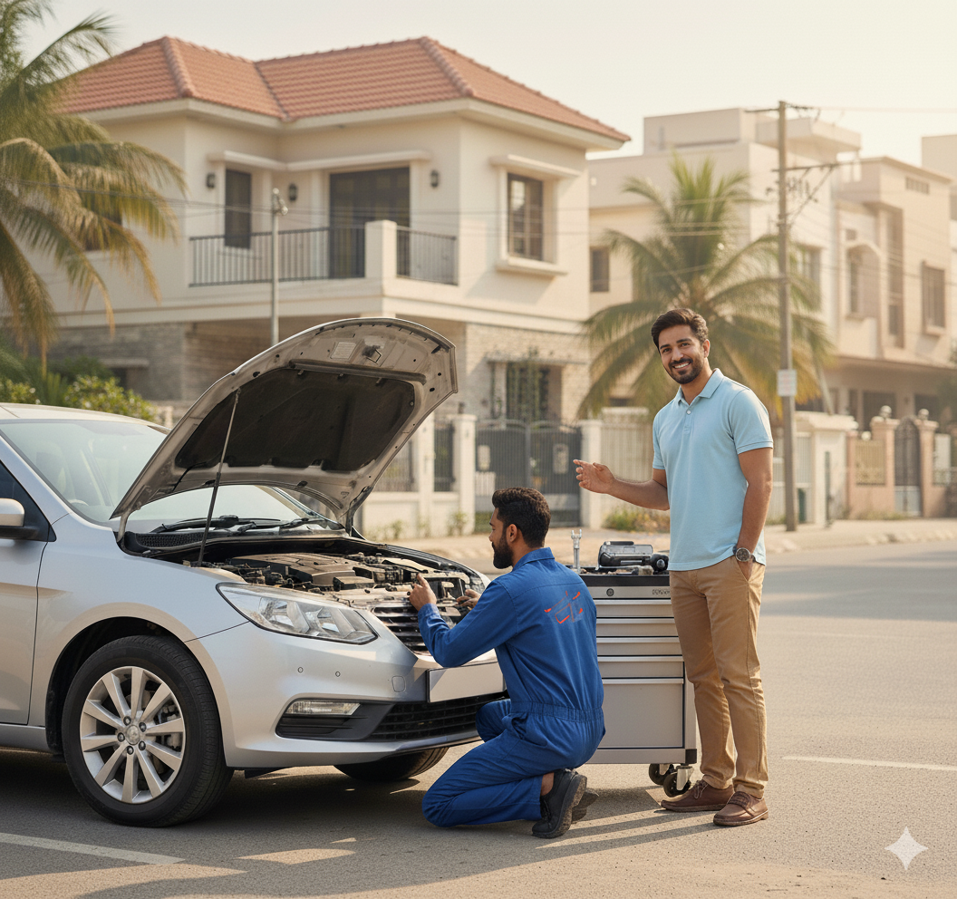 Car Mechanic at Home Service: The Future of Auto Repair in Karachi