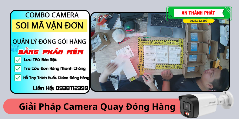 Giải pháp lắp đặt camera quan sát đóng hàng shopee giá rẻ