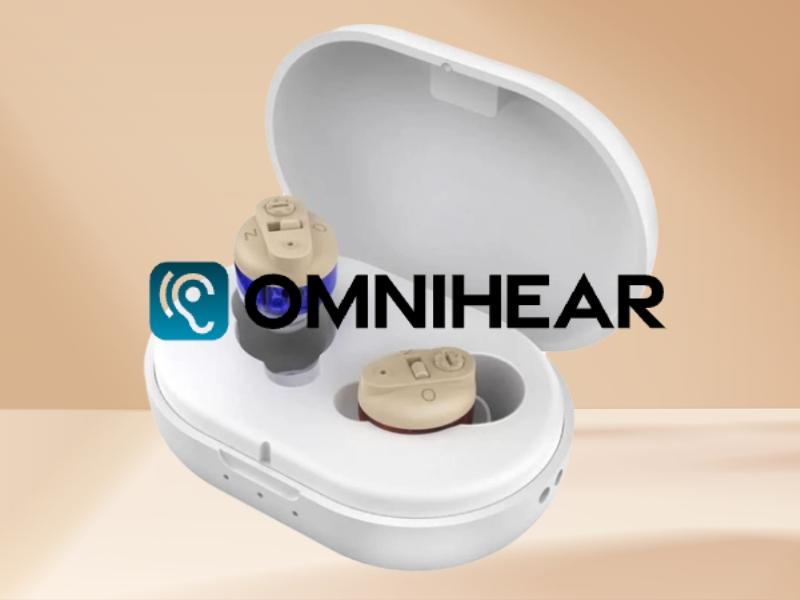 Omnihear Hearing aids Klarer Klang kabelloses Laden und Geräuschunterdrückung
