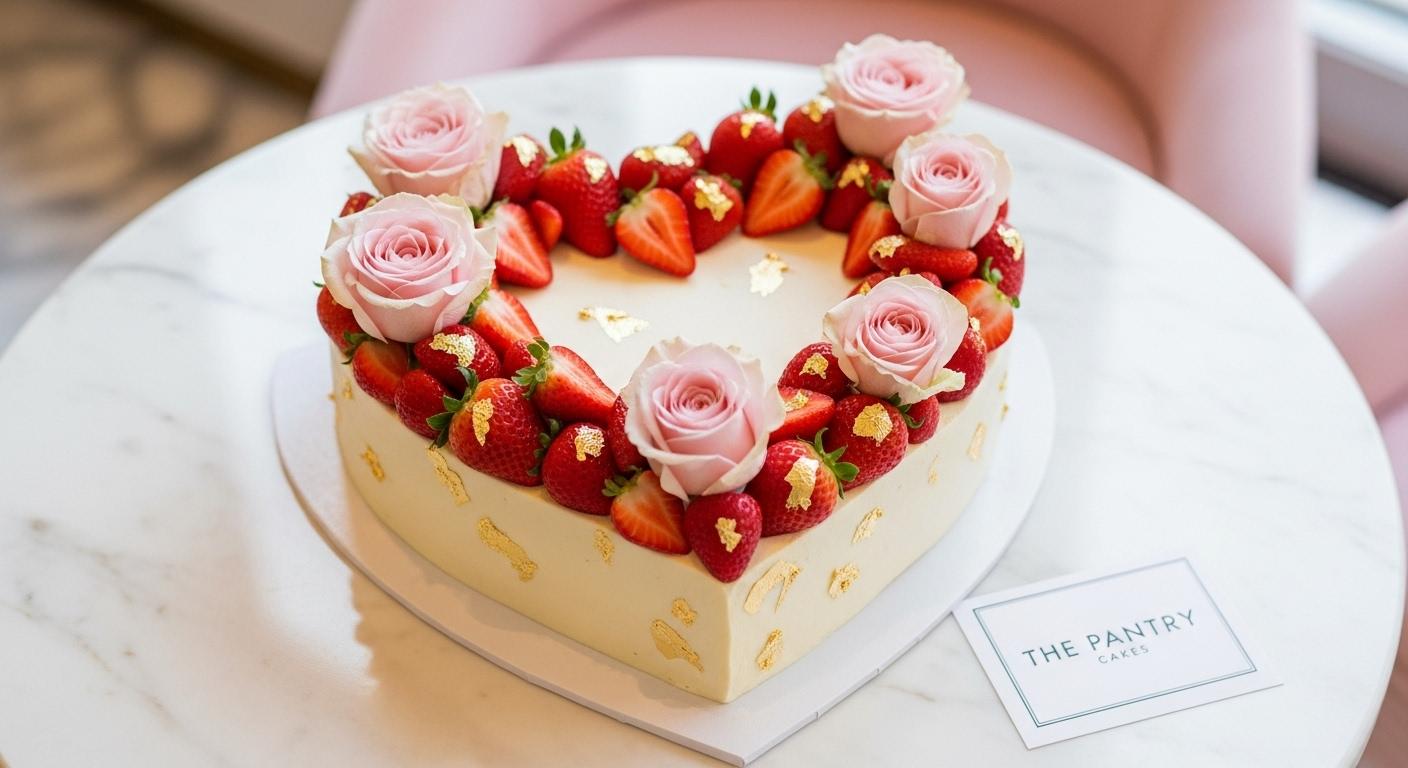 Heart-Shaped Cakes in London: Bespoke Designs That Turn Love into Art