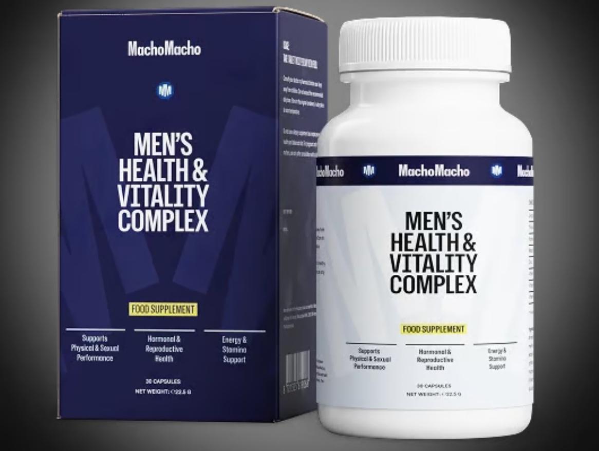 MachoMacho kapslar Naturlig Manlig Vitalitet & Energi F&ouml;r M&auml;n i Sverige