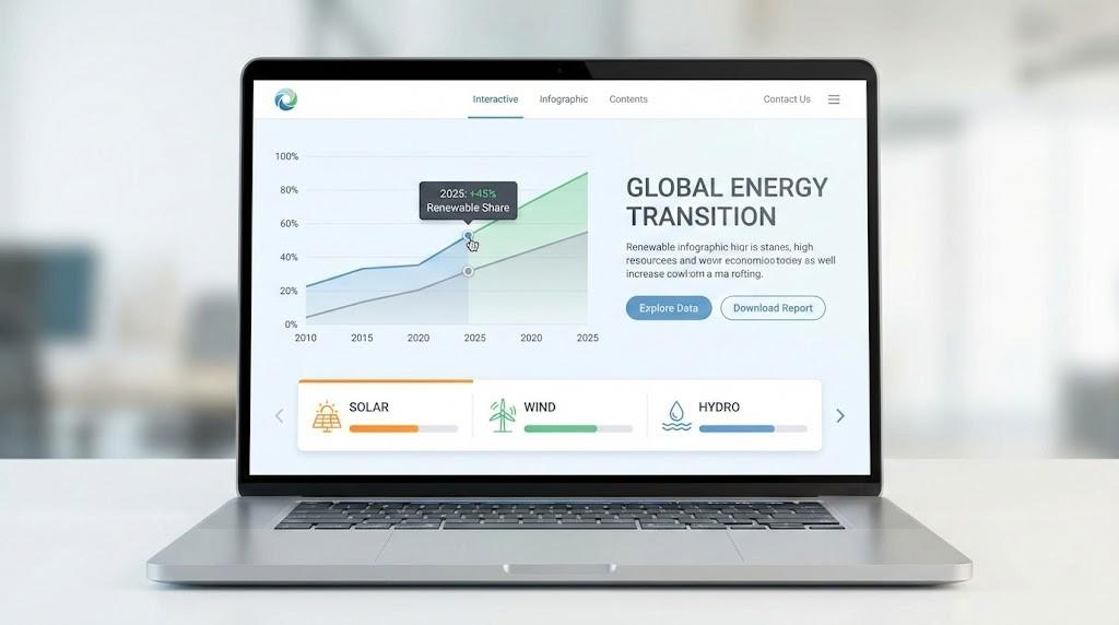 The Magic of Interactive Infographics in Web Design