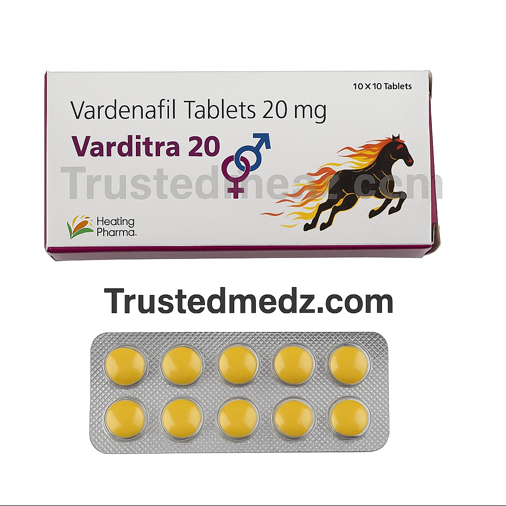 Vilitra 60 mg - Powerful Vardenafil Tablet for Strong & Long-Lasting Erections