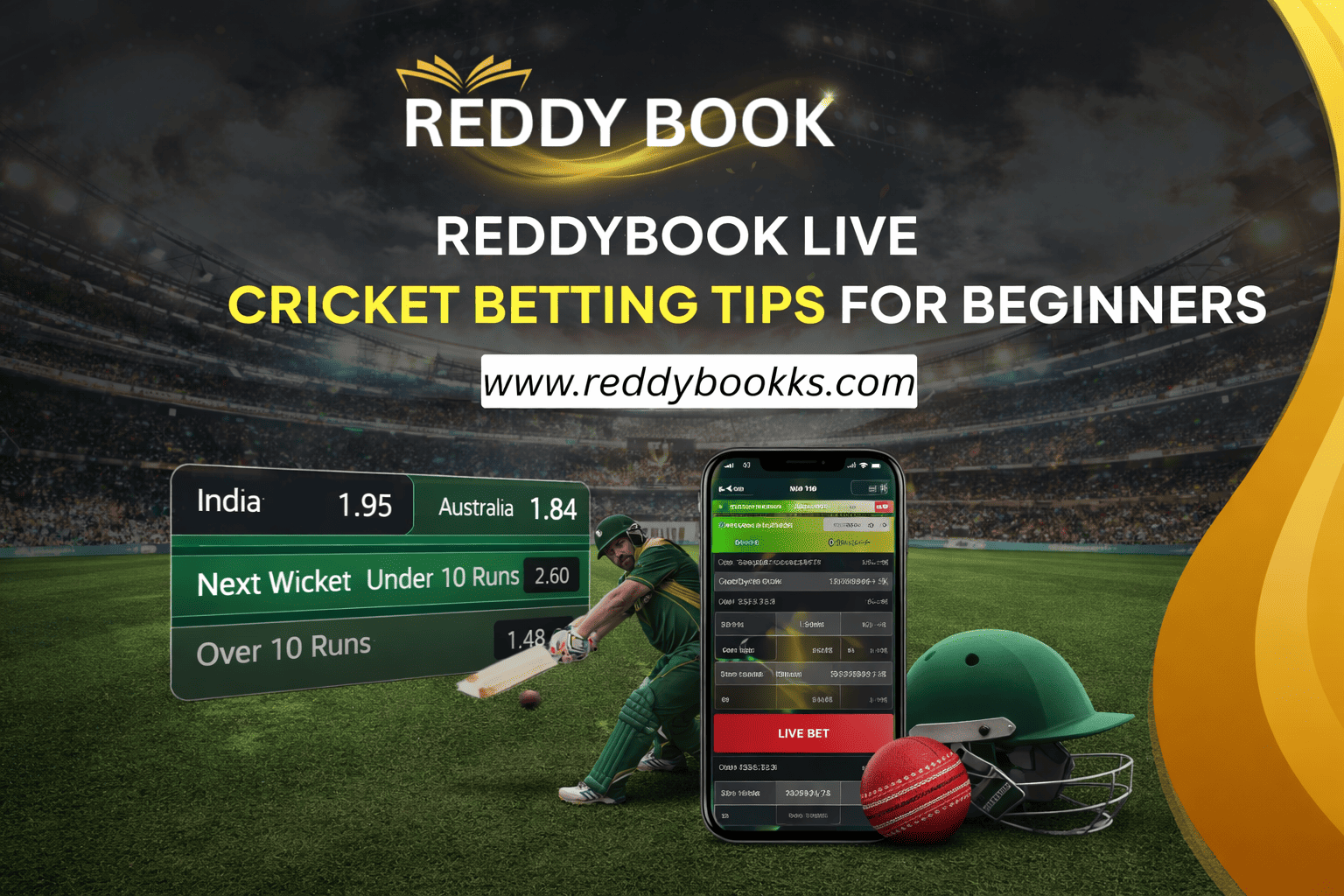 Reddybook Live Cricket Betting Tips for Beginners